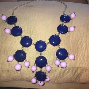 Charming Charlie: Purple Bubble Necklace